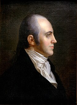 An 1802 portrait of Aaron Burr by John Vanderlyn