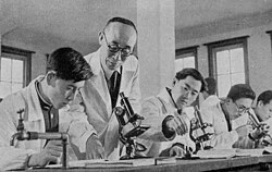 Medical students at the newly opened Kim Il Sung University in Nov. 1946.