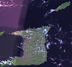 Trinidad and Tobago from space