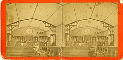 Saint Paul's Episcopal Church, interior, 1872