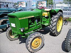 A John Deere-Lanz 700 tractor
