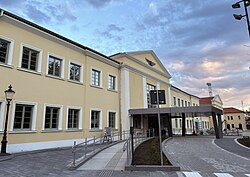 Subotica Central Railway Station.