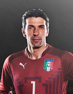 Gianluigi Buffon is the most capped player in the history of Italy with 176 caps.
