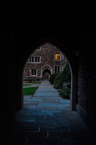 Princeton University's campus, December 2016