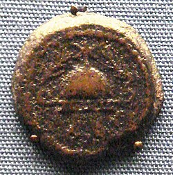 Bronze coin of Herod minted at Samaria