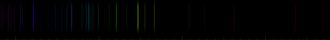 Color lines in a spectral range