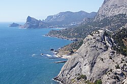 Coastline between Sudak and Novyi Svit