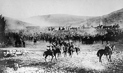 Some of the prisoners taken by the 2nd Light Horse Brigade during September 1918