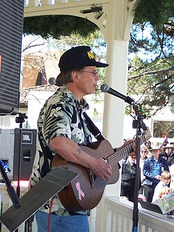 At an anti-war event at Walnut Creek, California, in 2006