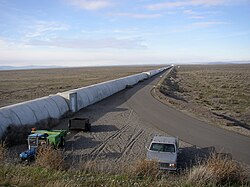 Northern arm of the LIGO Hanford Gravitational-wave observatory