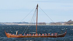 Replica of the snekke Skuldelev 5
