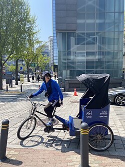 Cycle rickhaw in Seoul, South Korea