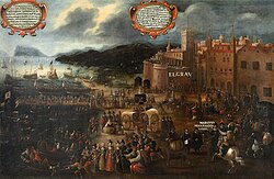 Expulsion of the Moriscos from Valencia Grau by Pere Oromig (1616)