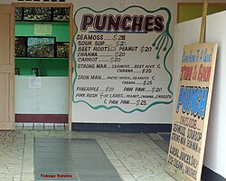 Tobago Cuisine – Pacro Water and Sea Moss drinks