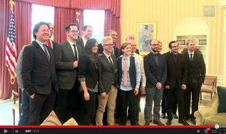 Prominent YouTube content creators met at the White House with U.S. President Obama to discuss how government could better connect with the "YouTube generation".[308][309]