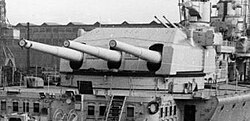 Lützow's rear gun turret