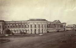 District Courts and Public Offices, Strand Road, Rangoon in 1868