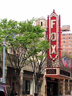 The Fox Theatre in Midtown Atlanta, centerpiece of the Historic District