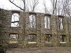 Ruins of the 1906 recreation hall