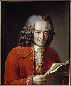 French philosopher Voltaire argued for religious tolerance.
