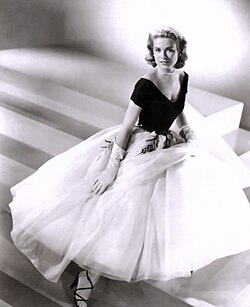 Kelly in a promotional photograph for Rear Window (1954)