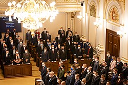 The Chamber of Deputies, lower house of the Parliament of the Czech Republic