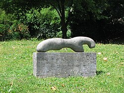 Sculpture Urpferd at campus Morgenstelle