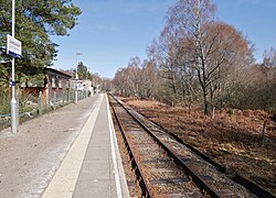 Lochluichart railway station