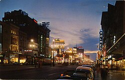 Canal Street Central Business District, 1950s