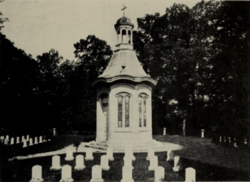Cemetery and sepulchral chapel at the college