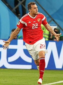Artem Dzyuba is Russia's top scorer with 31 goals, behind Oleg Blokhin who scored 42 goals for the USSR.