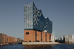 The 110-metre-high (361-foot) Elbphilharmonie concert hall