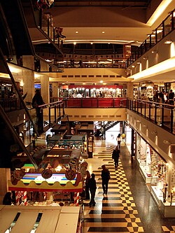 The Patio Olmos Shopping Gallery.