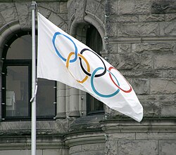 The Olympic flag