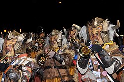 Monstercorso on Güdisdienstag's evening in Lucerne, Switzerland