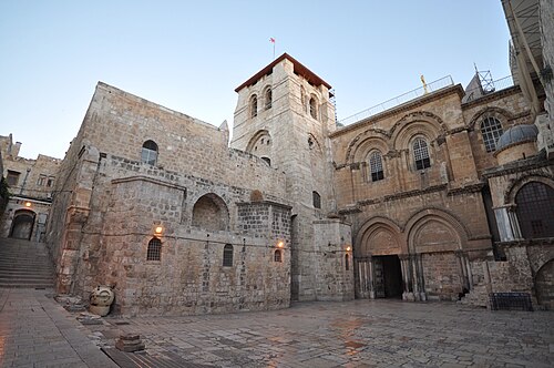 The Church of the Holy Sepulchre in Jerusalem, which was captured by the Seljuk Turks in 1071, triggering the geopolitical crises that led to the Crusades.