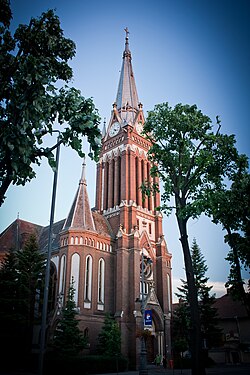 The Lutheran Red Church in Arad
