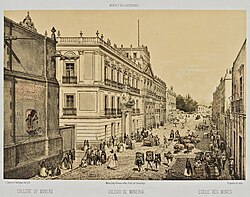 Palacio de Minería, Mexico City. The elevation of silver mining as a profession and the ennoblement of silver miners was a development of the eighteenth-century Bourbon Reforms.
