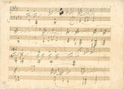 From the autograph score of the Piano Sonata No. 14