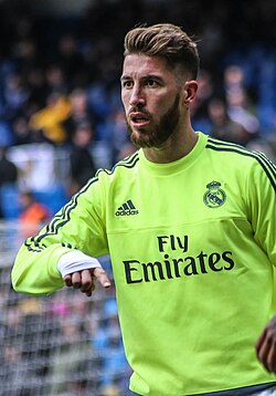 Sergio Ramos made four appearances in the World Team since 2017.