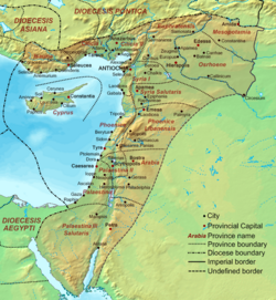 The Diocese of the East c. 400