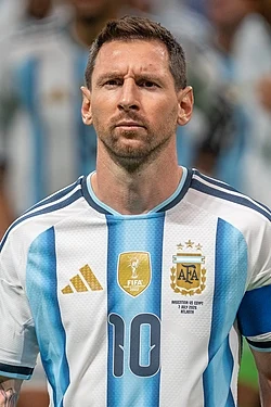 Lionel Messi, captain of Argentina, only player to win the award twice (2014, 2022).