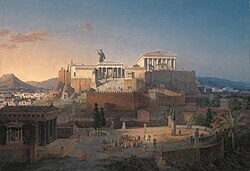 The Acropolis at Athens (1846) by Leo von Klenze.