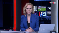 Tijen Karaş, a news anchor of public broadcaster TRT, was forced to read a statement from the coup-plotters after the takeover of the studio.