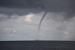 A waterspout near Thailand