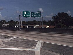 Remnant of sequential exit numbering, on the ramp from the southbound express lanes to SR 112 west