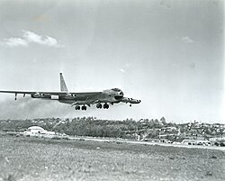 First flight of the B-52 Stratofortress on 15 April 1952