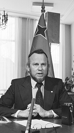 Betico Croes, a pivotal figure in Aruba's drive for greater autonomy in the 1970s–80s