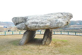 An example of a dolmen on Ganghwa