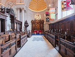 Chapel of St Michael and St George at St Paul's Cathedral in London